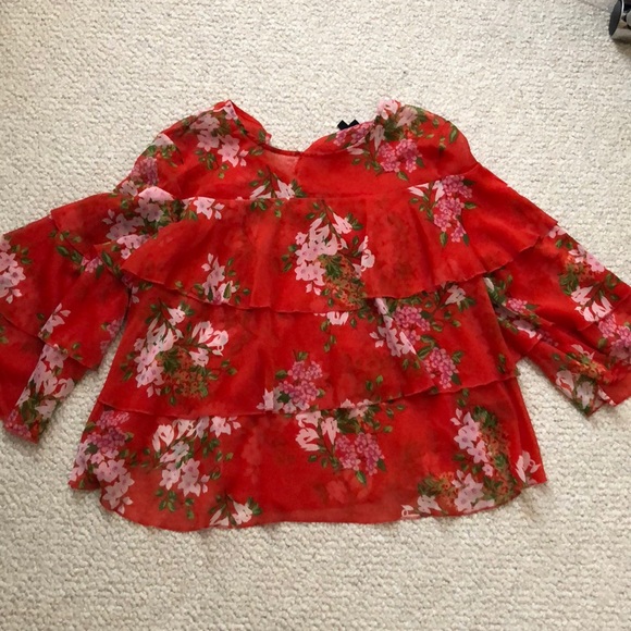 Flouncy Layered Blouse - Picture 1 of 2